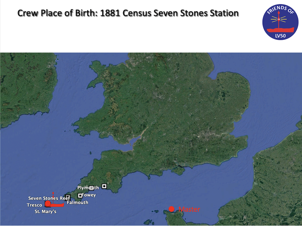 Census record for LV50 in 1881